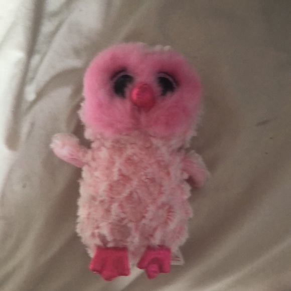 3 Ty owl plushies two pink owls and one blue owl - Picture 2 of 7